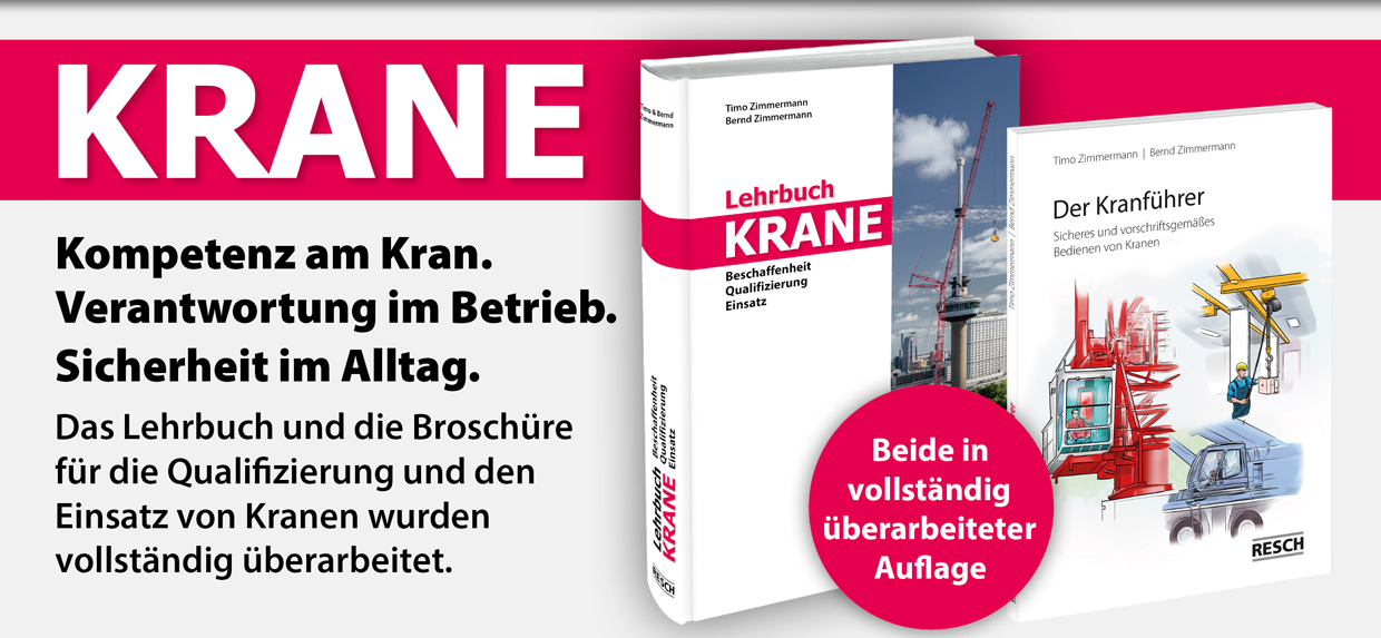 Staplerschein, Staplerfahrer, Kranführer, Kranschein, Lehrbuch KRANE, Gabelstapler,Geräteführer, Ausbilder
