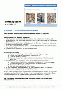 Der Schubmast macht den Stapler kompakt, erhöht im ausgefahrenen Zustand  aber auch die Kippgefahr nach vorne. 