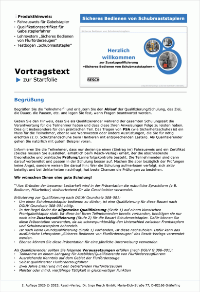 Die SchulErläuterung zur Qualifizierung nach DGUV Grundsatz 308-001